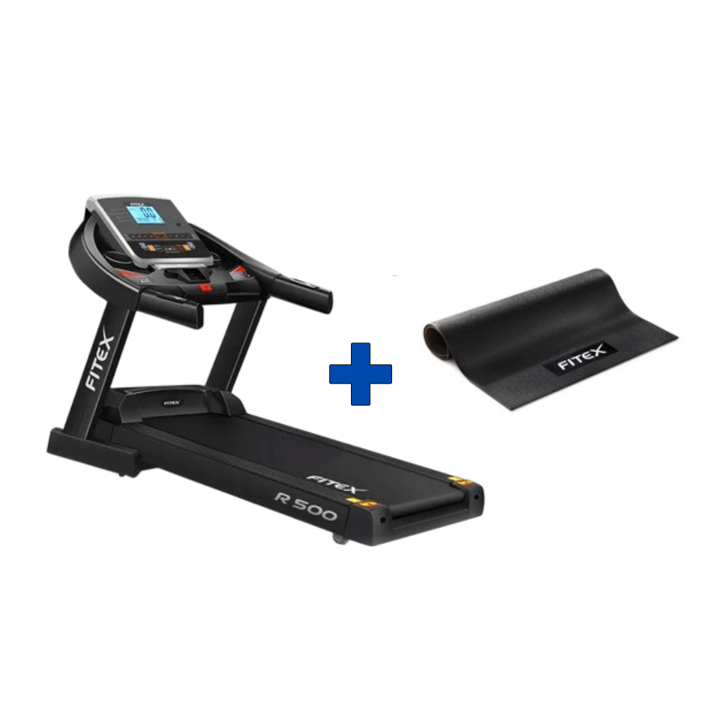 ลู่วิ่งไฟฟ้า Fitex R500 4.5 แรงม้า + แผ่นยางรองลู่...